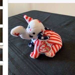 Lot of 4 Ty Beanie Babies with ear tags